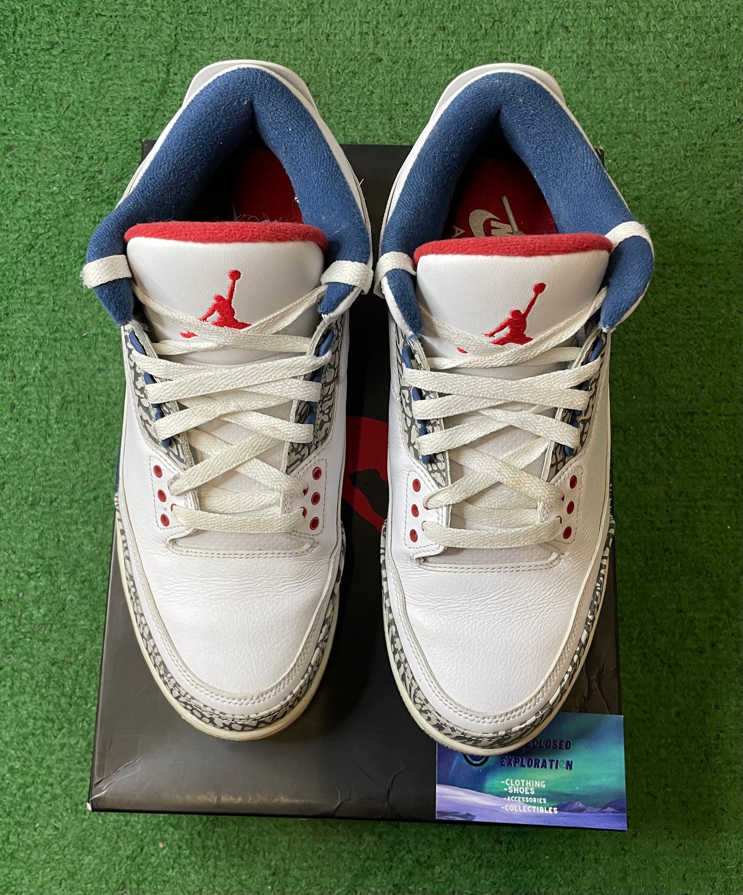 Jordan 3 true blue 2016 size 10.5men/12women