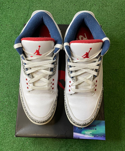 Jordan 3 true blue 2016 size 10.5men/12women