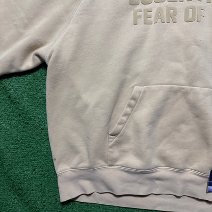 Fear Of God Essentials Hoodie Beige