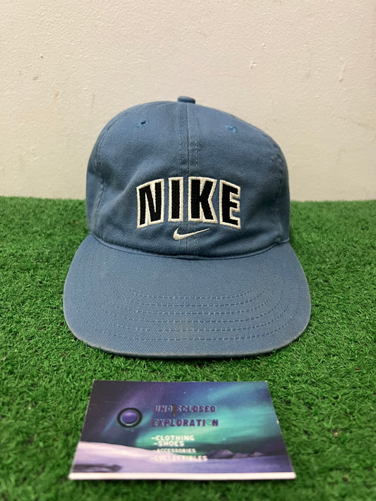 Vintage 1990s Nike blue center swoosh kids hat
