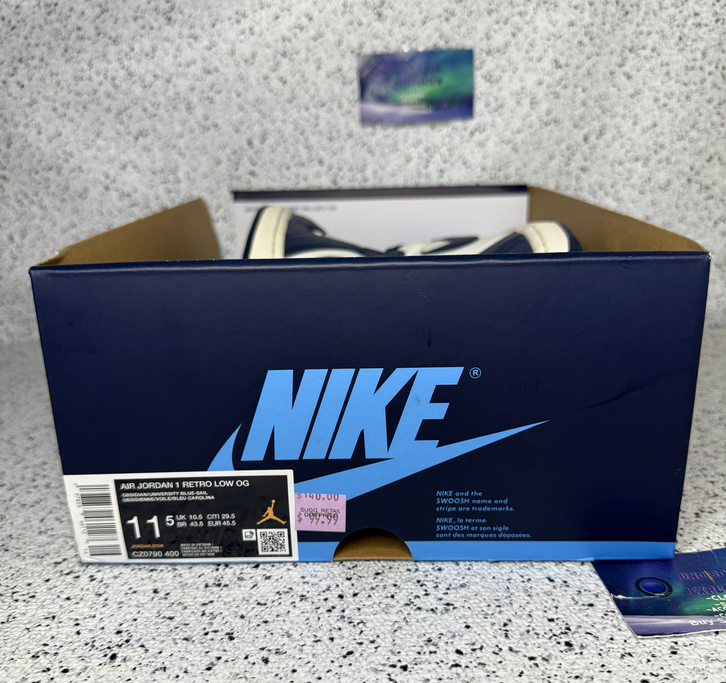 Jordan 1 Low Obsidian