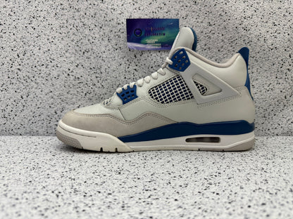 Jordan 4 Military Blue 9 Men/10.5 Women “Preowned”