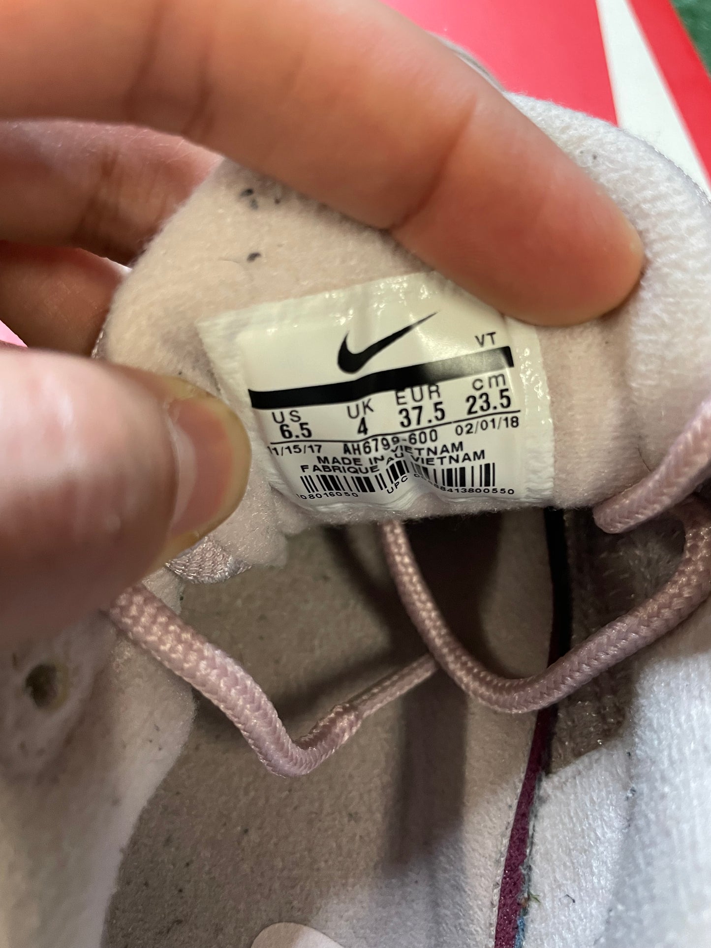 Nike Air Max 98 barely rose size 5youth/6.5women