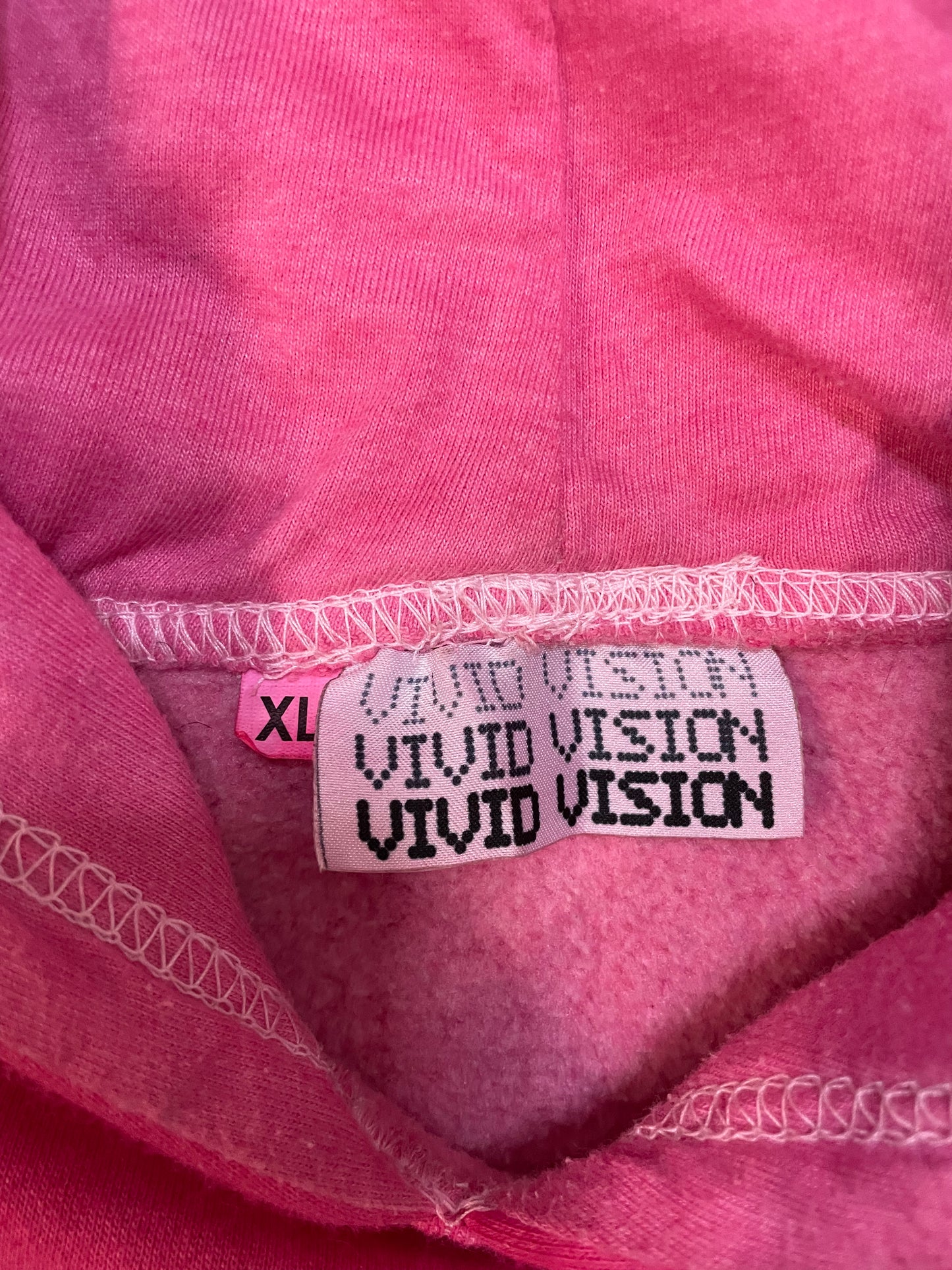 Vivid Vision pink hoodie