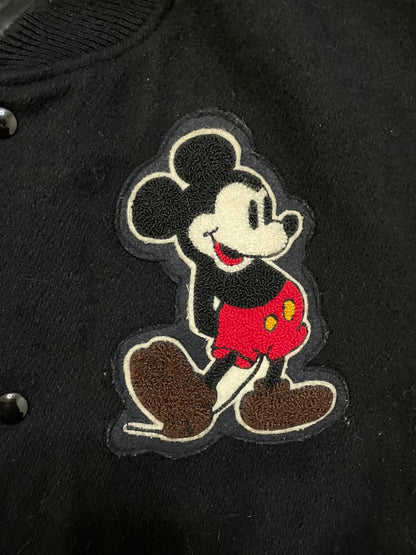 Vintage 1980s Mickey Mouse chalkline varsity jacket