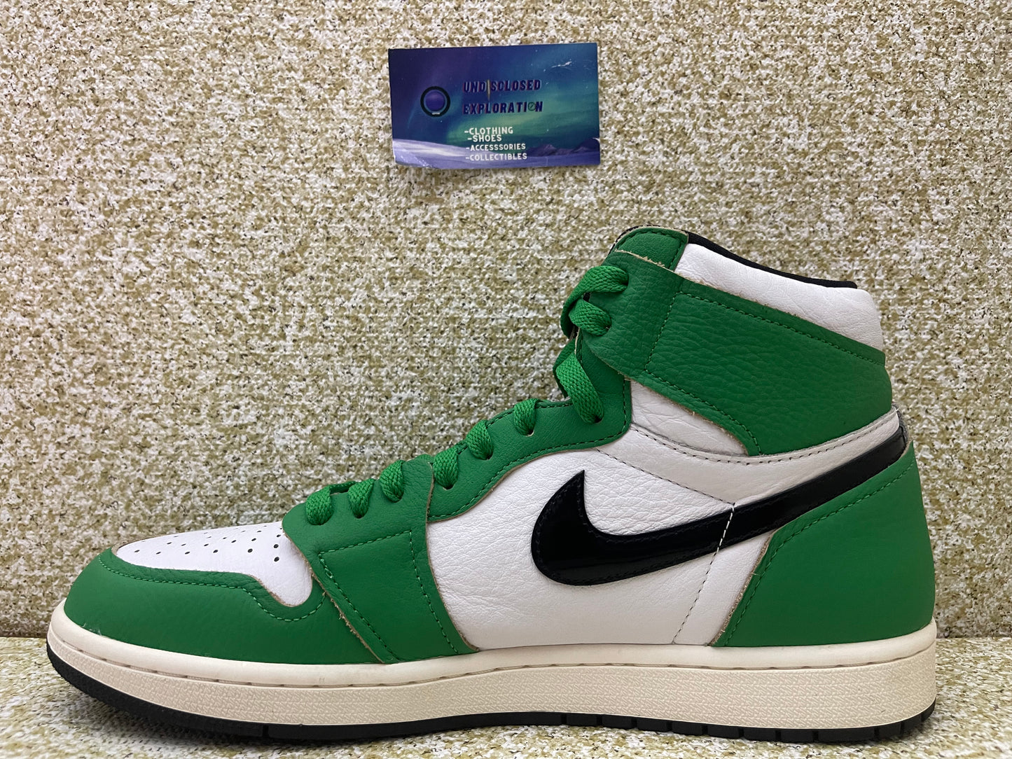 Jordan 1 High Lucky Green 10.5 Men/12 Women “Preowned”