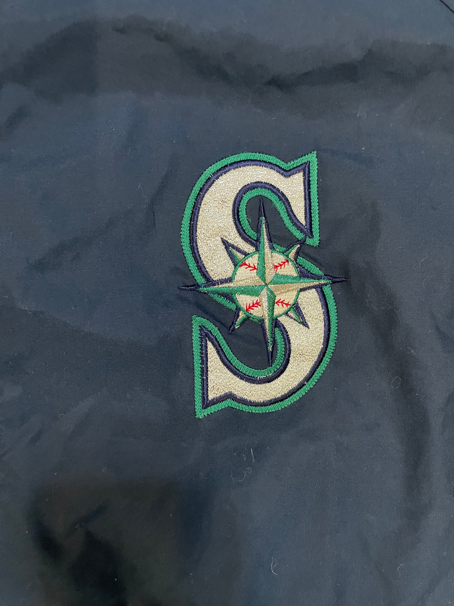 Vintage 2000s Seattle Mariners short sleeve quarter zip