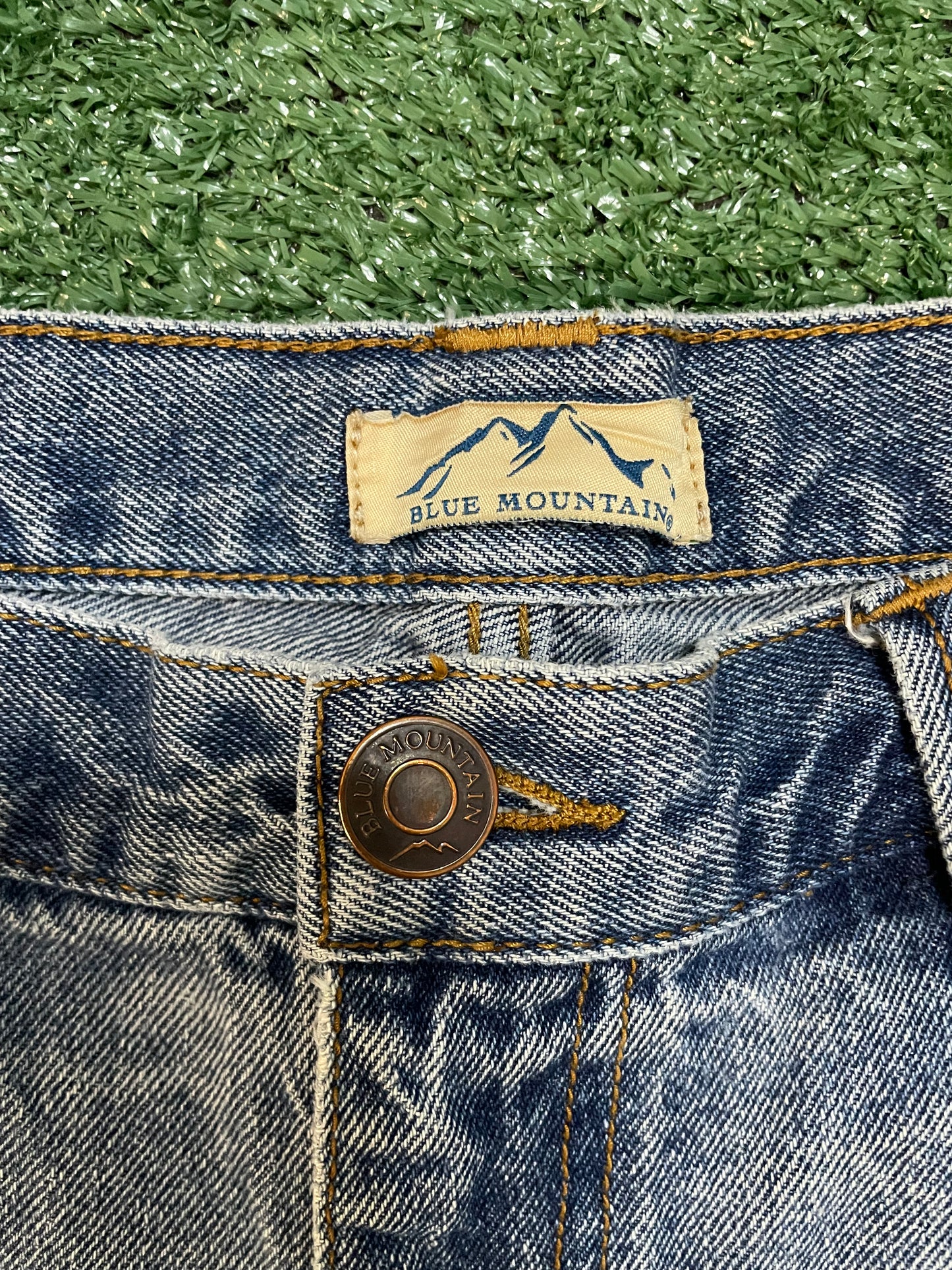 Vintage Blue Mountain denim shorts
