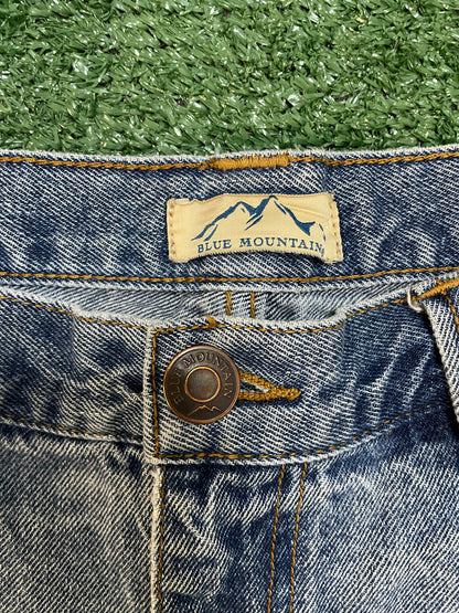 Vintage Blue Mountain denim shorts