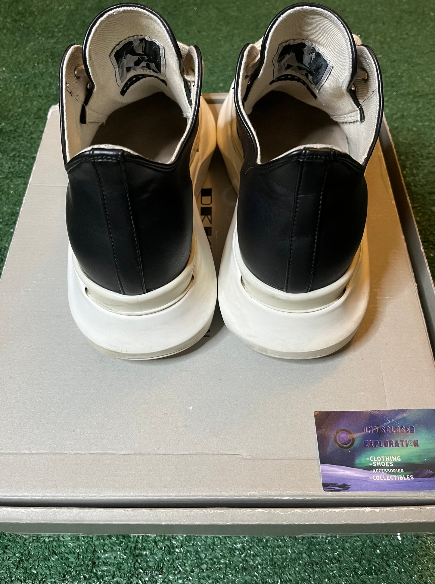 Rick Owens Drkshdw abstract leather low size 9men/10.5women (EU/42)