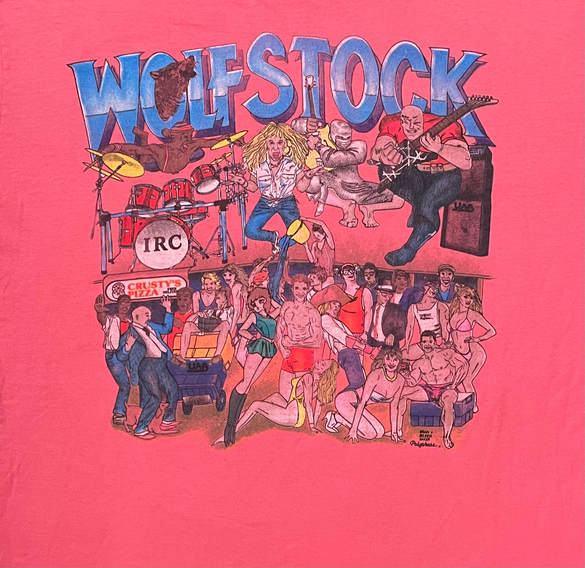 Vintage 1980s Wolfstock tee