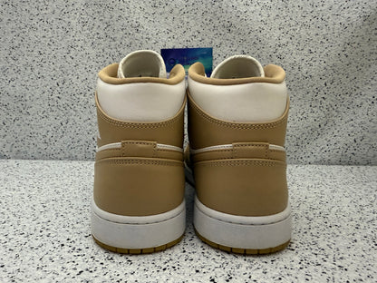 Jordan 1 Mid Tan 11 Men/12.5 Women “Preowned”