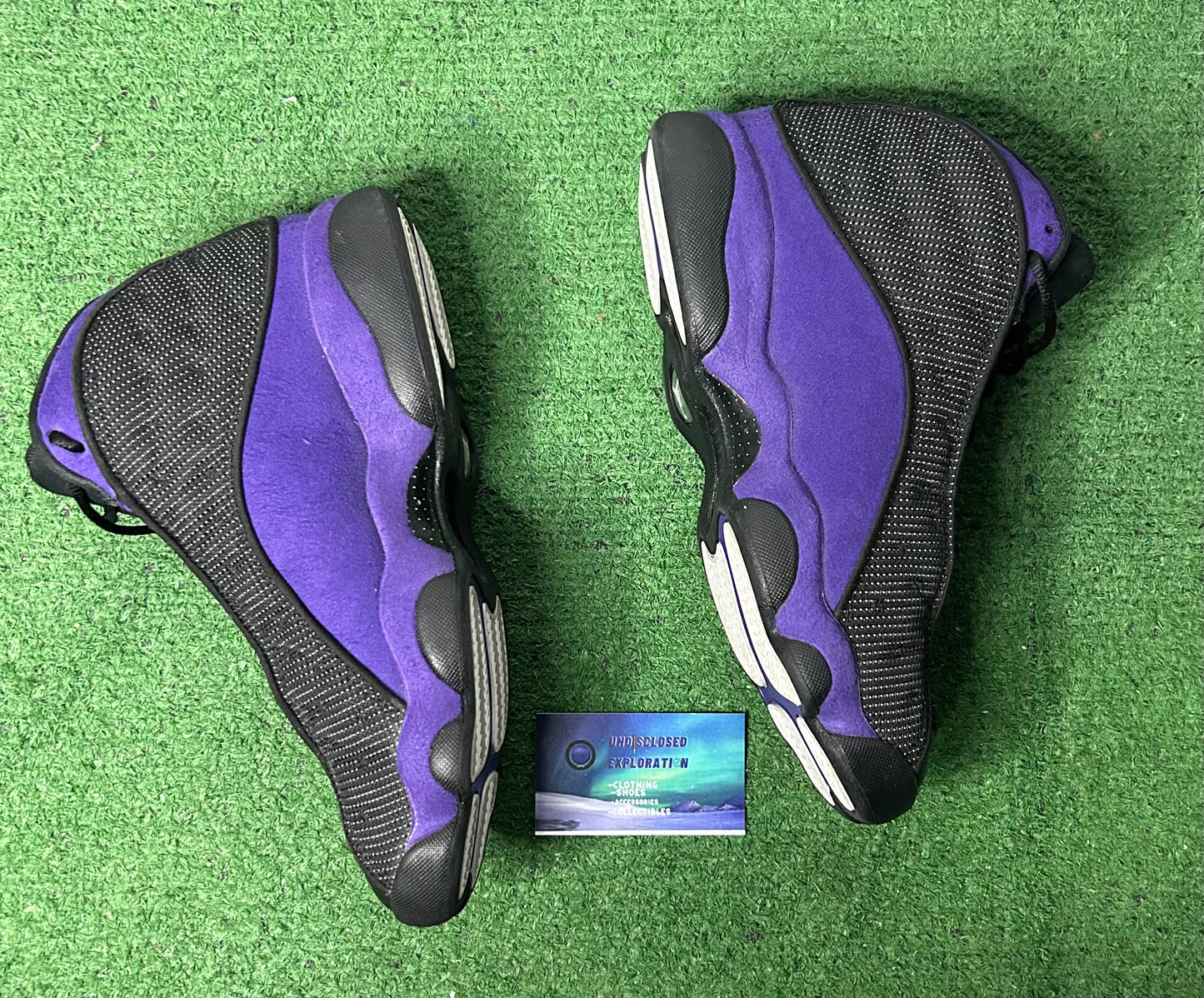 Jordan 13 court purple size 8men/9.5women