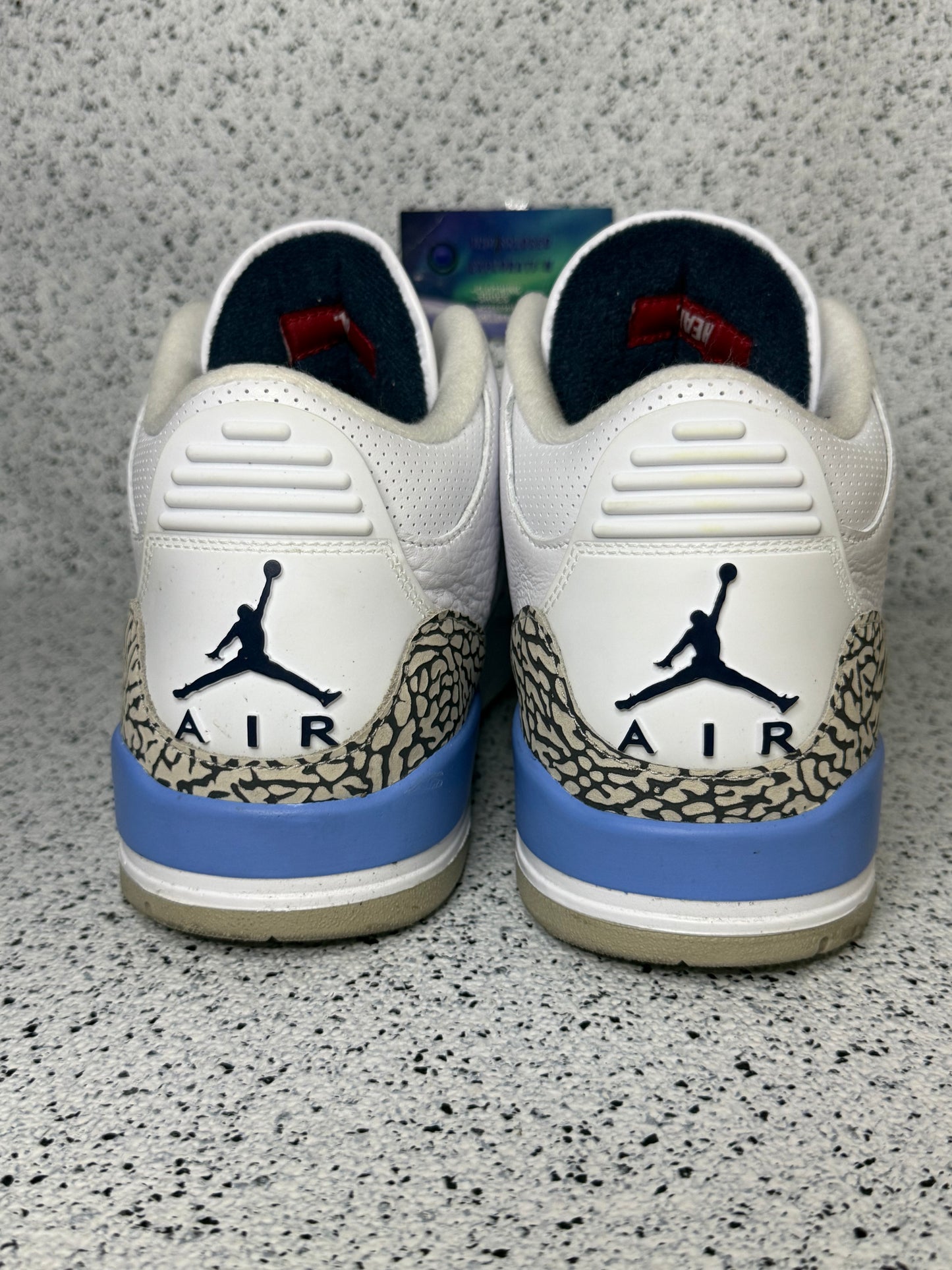 Jordan 3 UNC 11.5 Men/13 Women “Preowned”