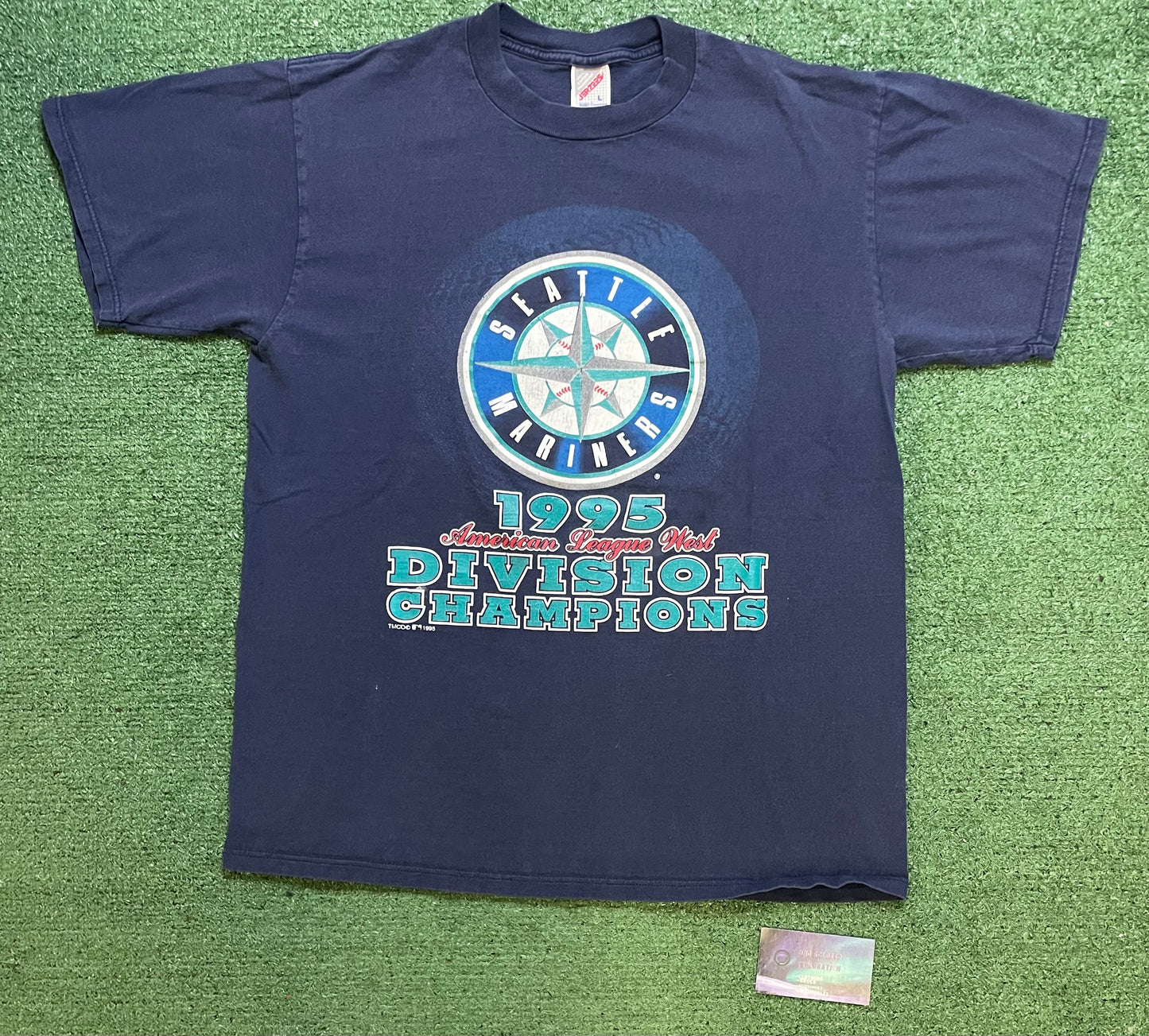 Vintage 1995 Seattle Mariners American League western division championships