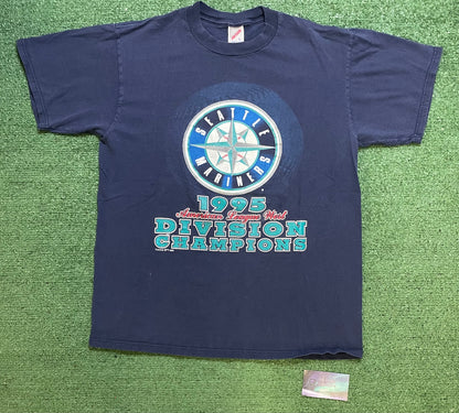 Vintage 1995 Seattle Mariners American League western division championships