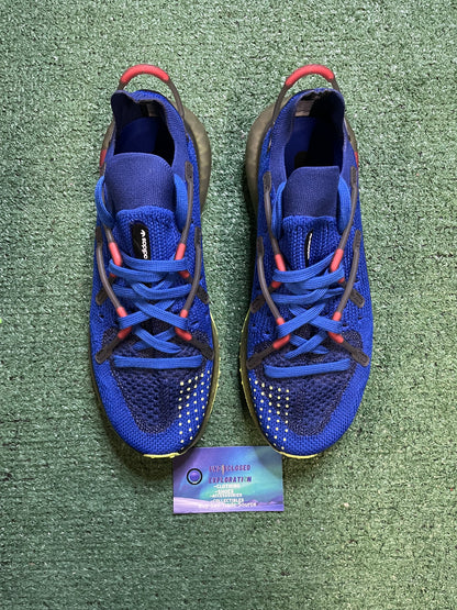 Adidas 4D Fusio blue and green size 7men/8.5women