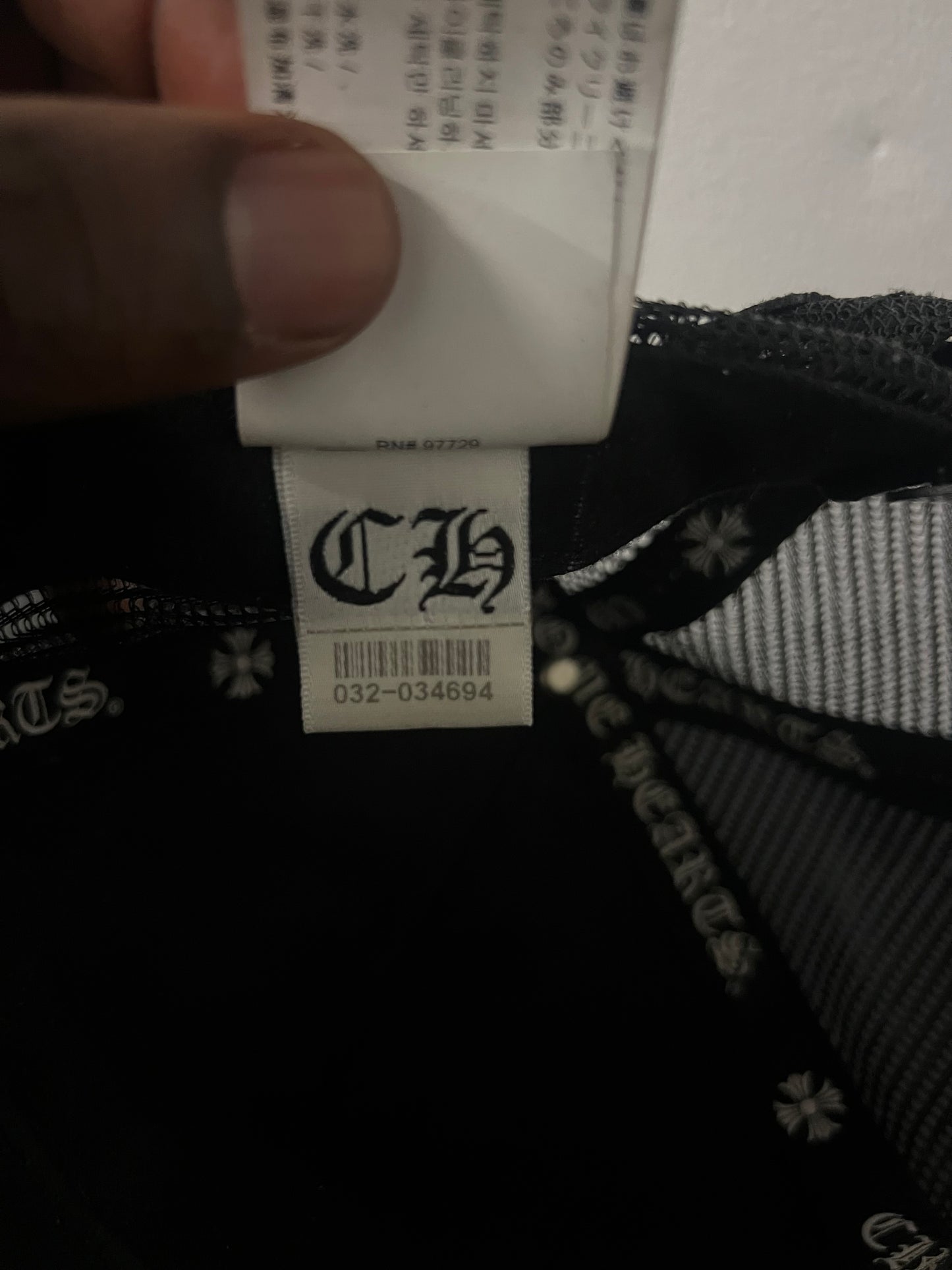 Chrome Hearts Eye Chart black hat