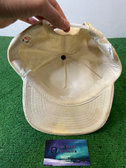 Vintage 1980s  Los Angeles Lakers NBA Back to Back Champions corduroy hat