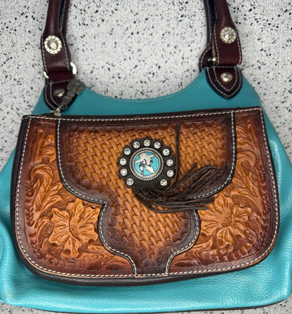 Vintage Montana Silversmith Western Handbag