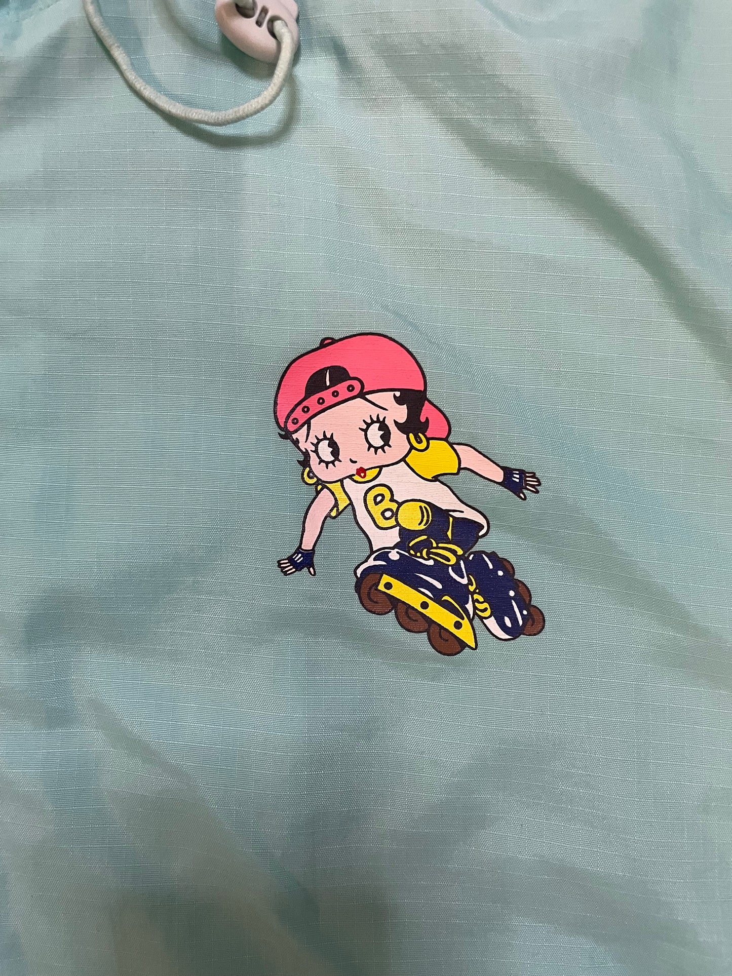 Vintage 1990s Betty Boop Roller skater windbreaker jacket