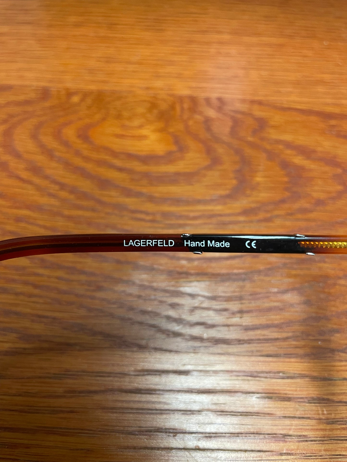 Karl Lagerfeld brown oval glasses