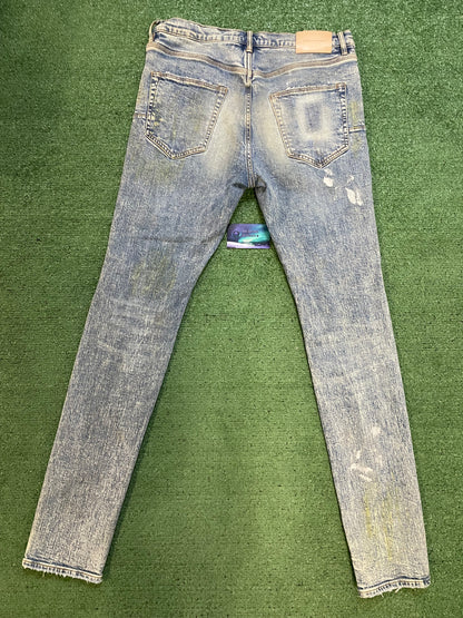 Purple Brand light blue vintage jeans