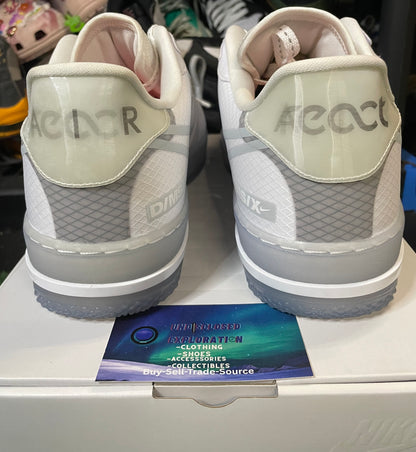 Nike Air Force 1 React QS white ice