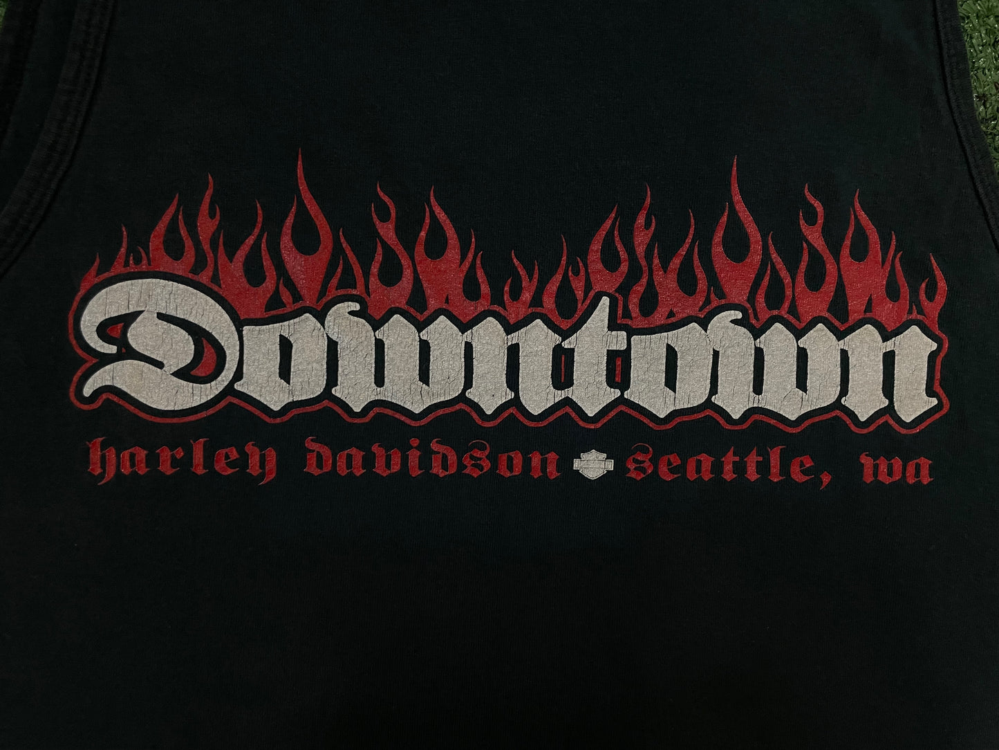 Vintage 1990s Harley Davidson Downtown Seattle tanktop