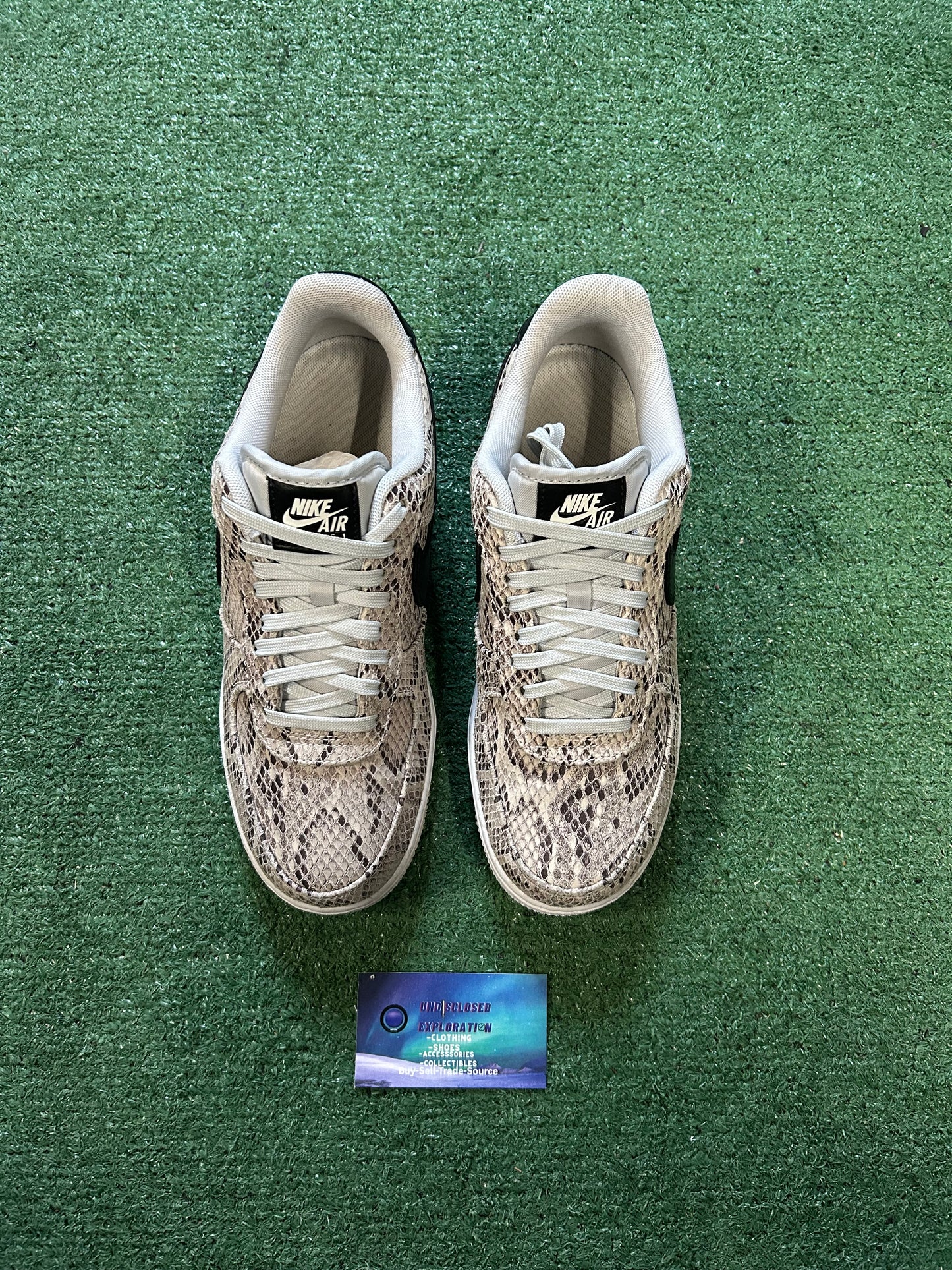 Nike Air Force 1 low snakeskin size 8men/9.5women