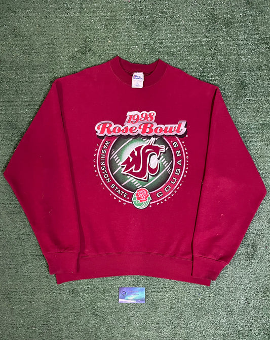 Vintage 1998 wsu  Washington state rose bowl crewneck