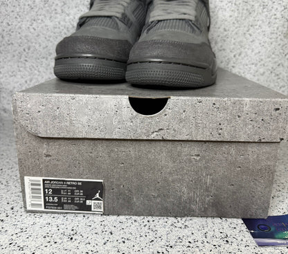 Jordan 4 Wet Cement 12 Men/13.5 Women “Preowned”