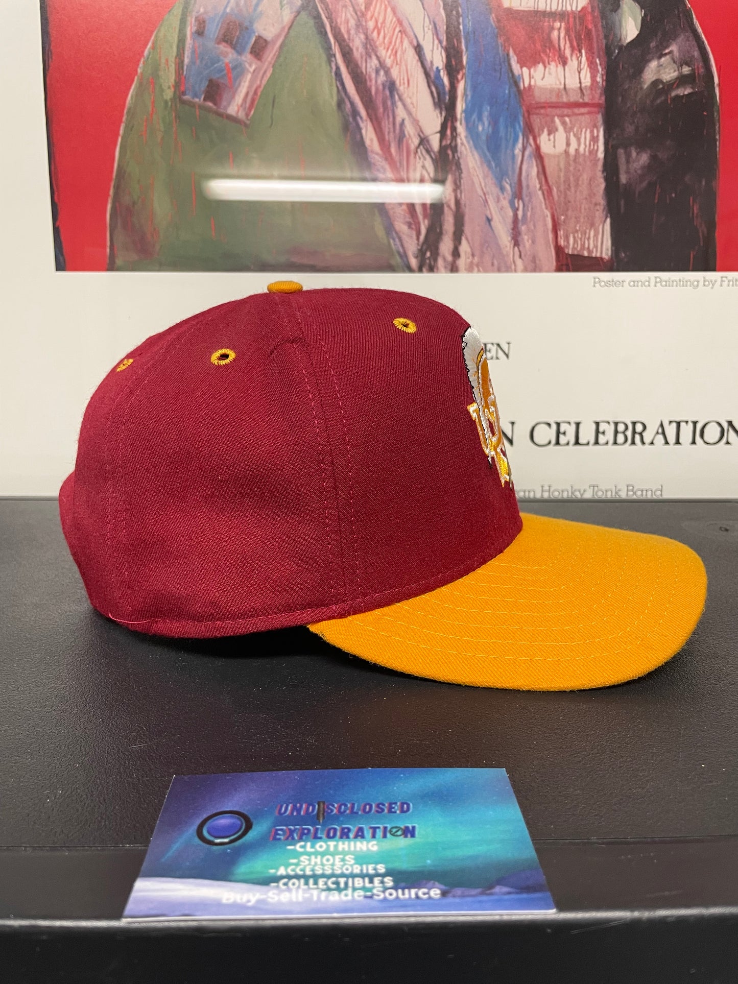 Vintage  1990s USC Trojans red and gold hat