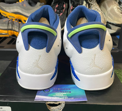 Air Jordan 6 low seahawks ghost green