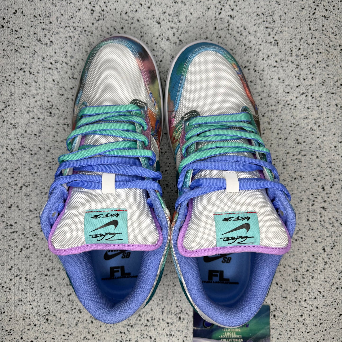Nike Dunk SB Low Futura Bleached Aqua 9 Men “Preowned”