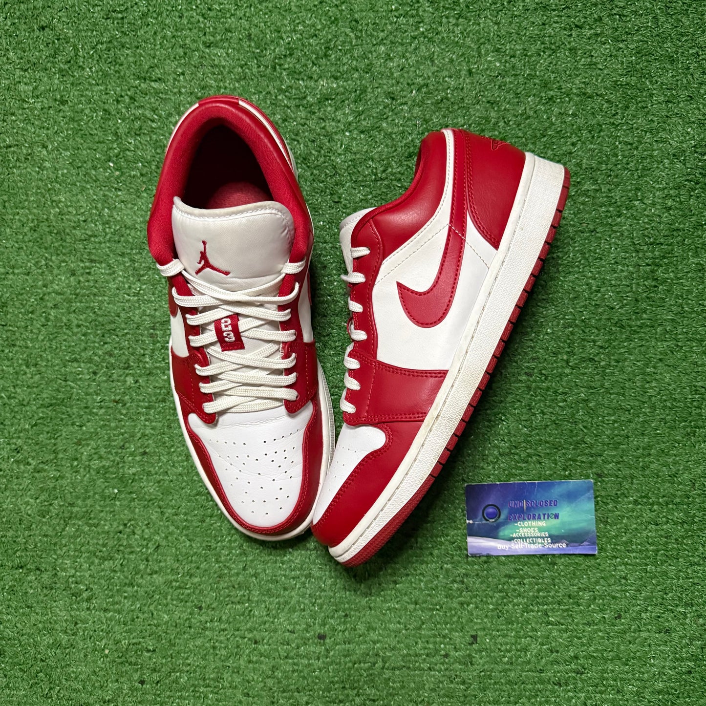 Jordan 1 Low Gym Red 9.5 Men/11 Women “Preowned”