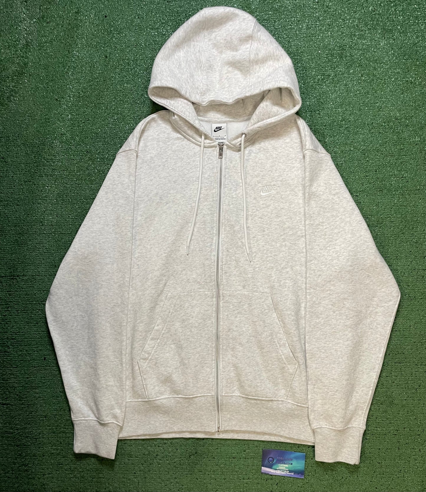 Nike  Club Full-Zip Fleece grey Hoodie