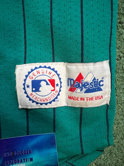 Vintage 1990s Seattle Mariners pinstripe jersey
