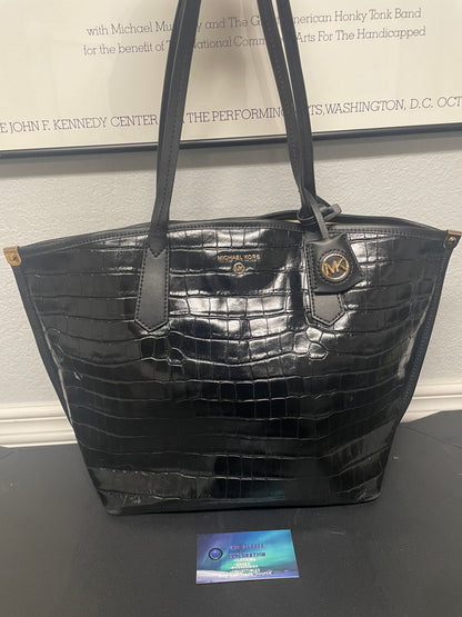 Michael Kors Jane Large Croc Embossed Leather Tote bag