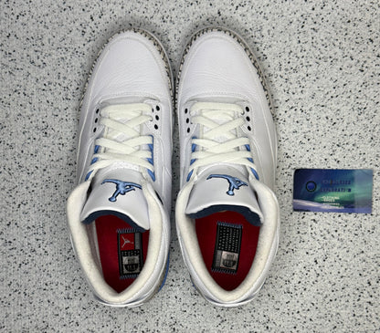 Jordan 3 UNC 11.5 Men/13 Women “Preowned”