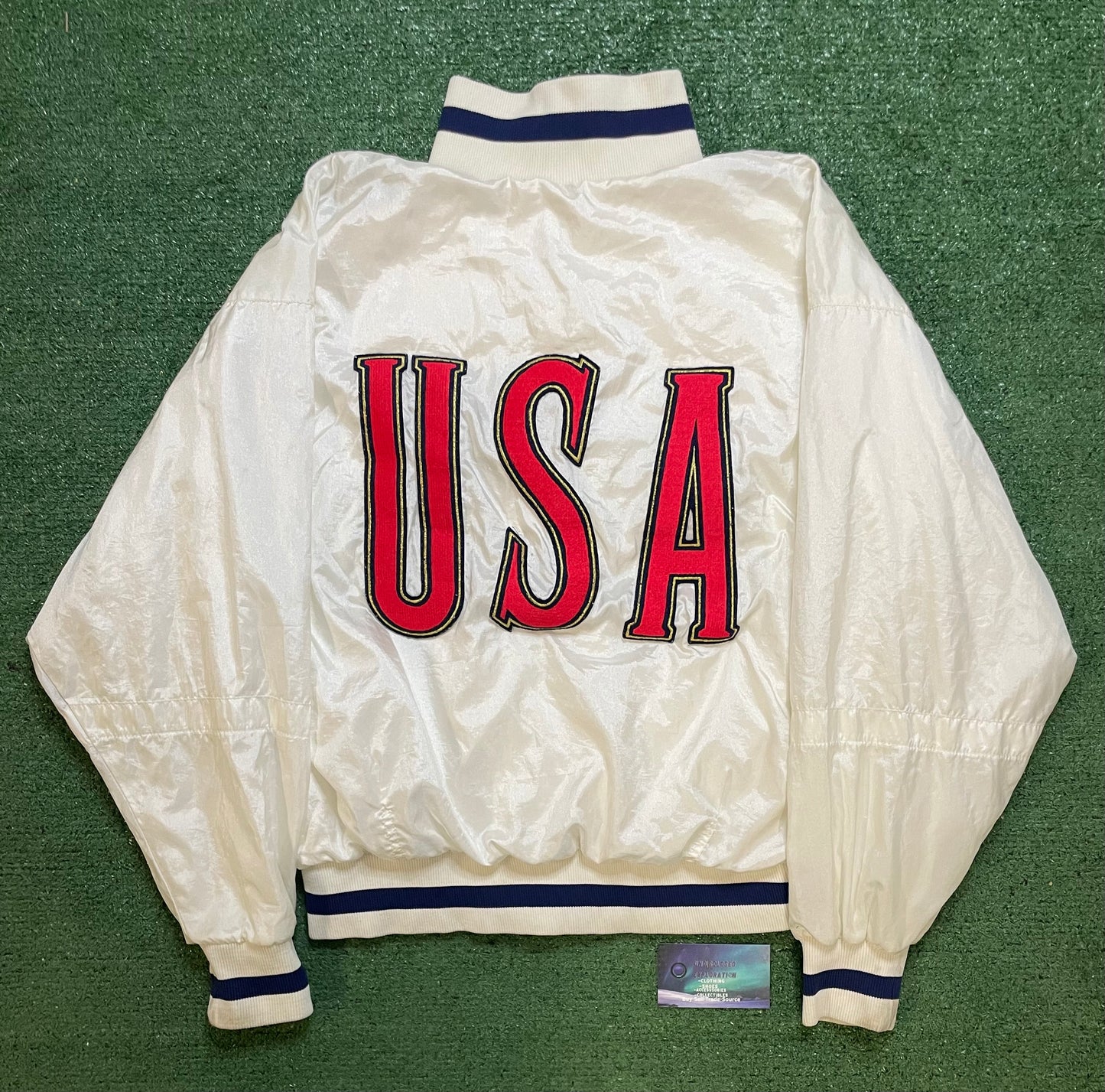Vintage 1990s Nike USA Olympics track & field jacket