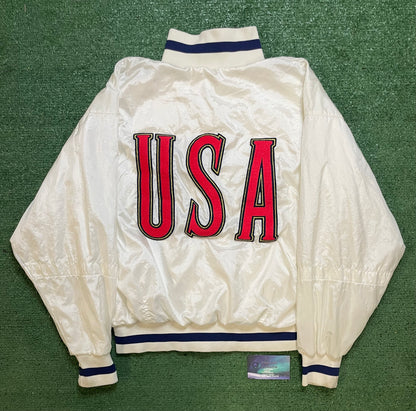Vintage 1990s Nike USA Olympics track & field jacket