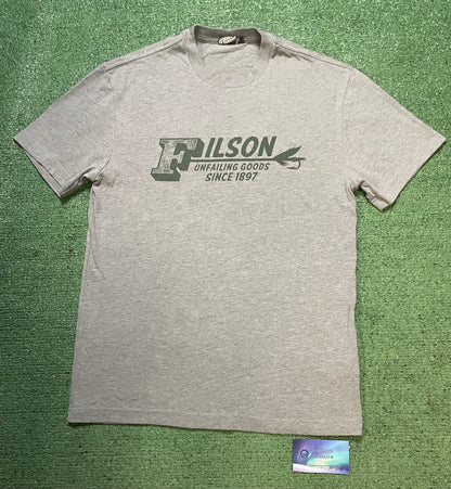 Filson Unfailing goods grey & green tee