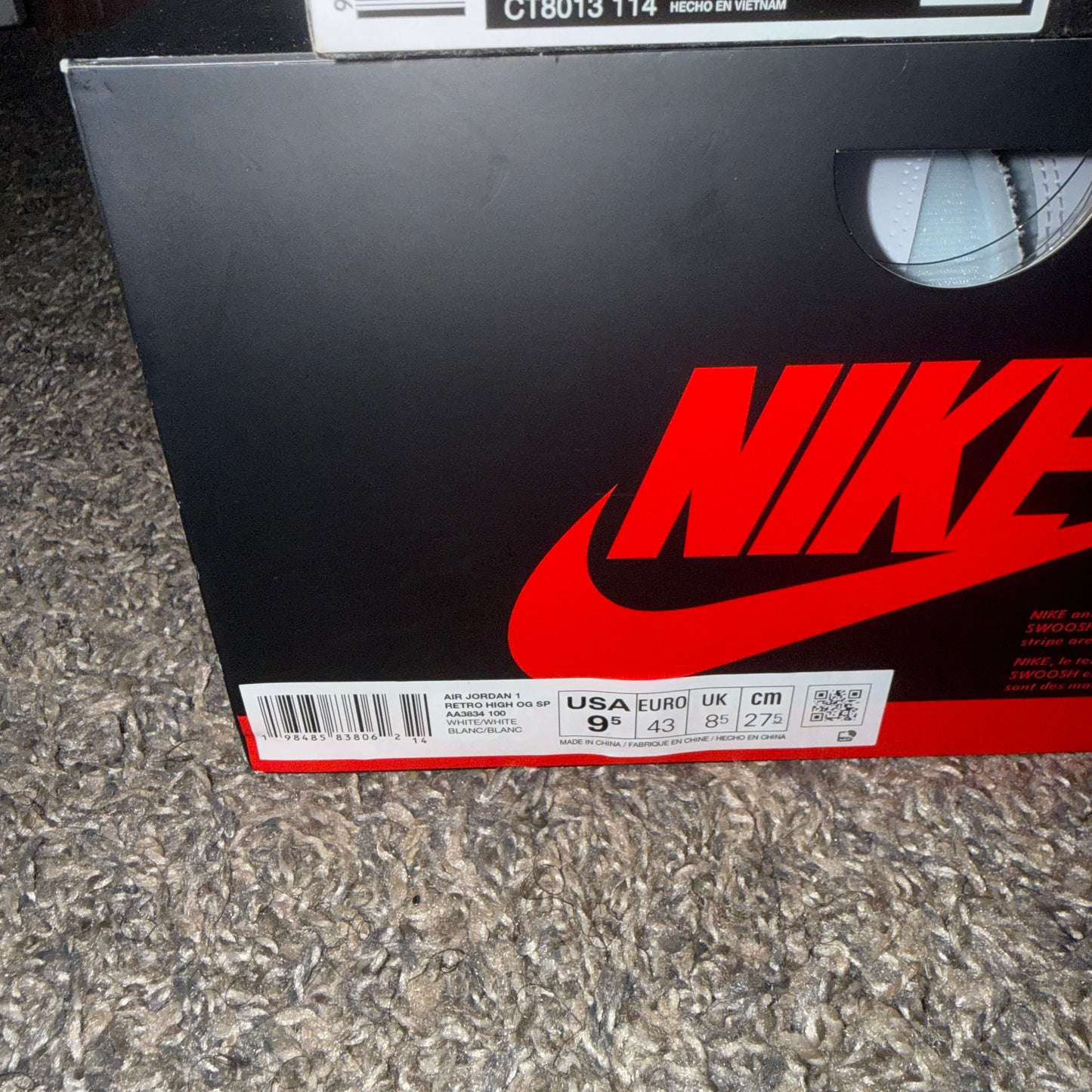 Jordan 1 V.A.A Alaska Off White