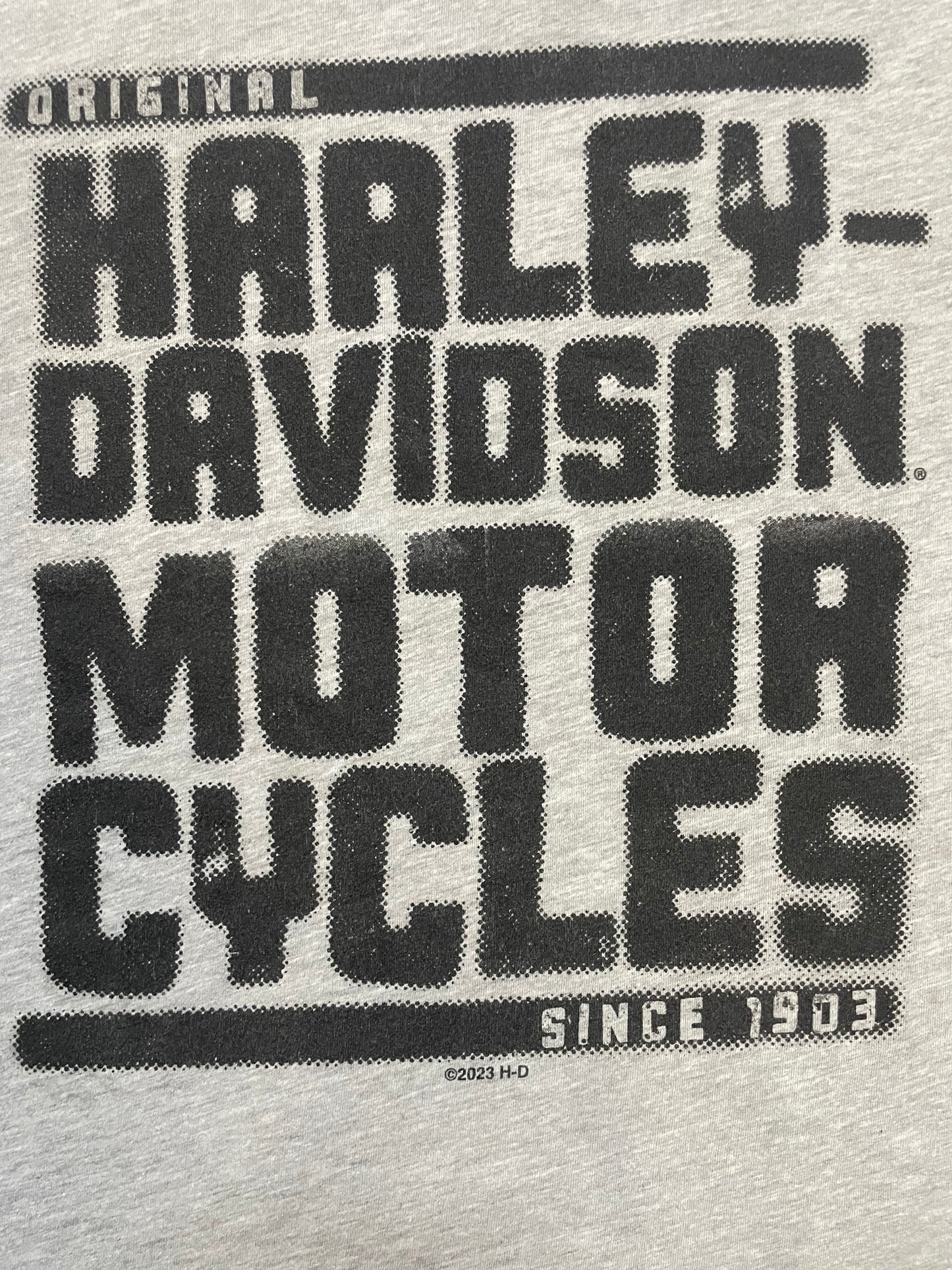 Harley Davidson Nashville cutoff tee