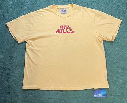 Gallery Dept art that kills yellow tee