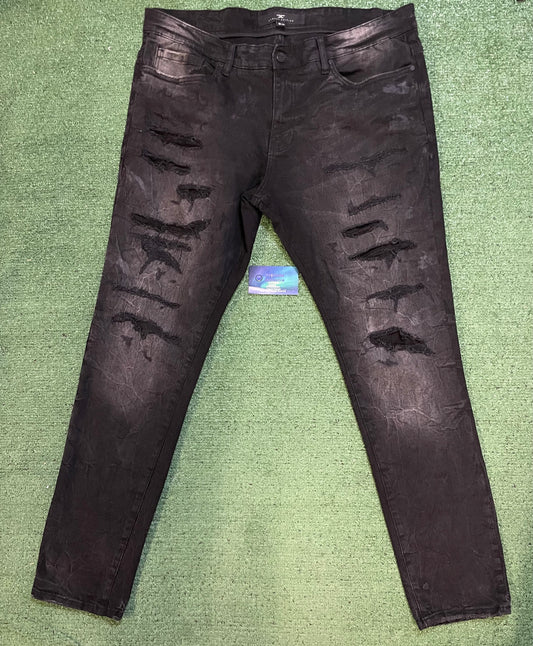 Jordan Craig Legacy Edition black distressed jeans