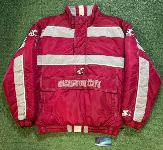 Vintage 1990s Washington State university WSU starter jacket