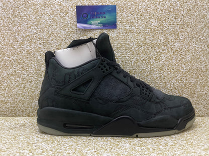 Jordan 4 Kaws Black 11 Men/12.5 Women “Preowned”