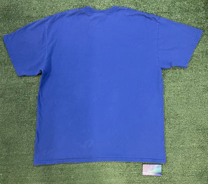Vintage 2000s Nike Circle logo blue tee